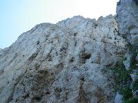 G.Iurato sulla penultima lunghezza di Vento d&#39Estate-Pizzo della Sella-Monte Gallo(Pa)